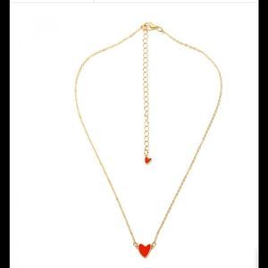 Red Love Drops Necklace ( Any 5 Items For $20 )